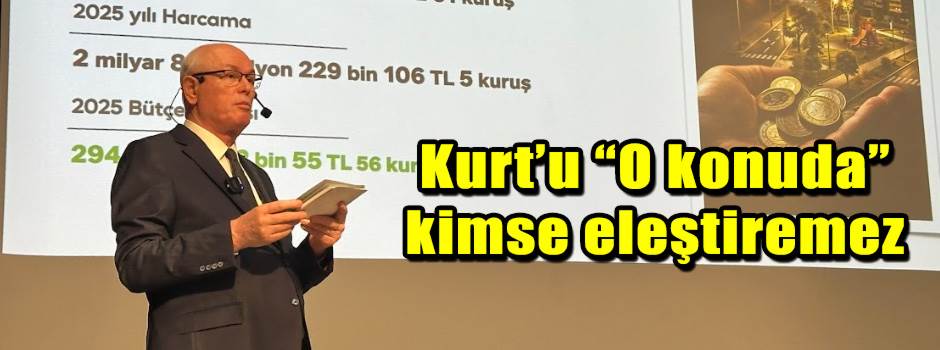 Kurt’u “O konuda” kimse eleştiremez