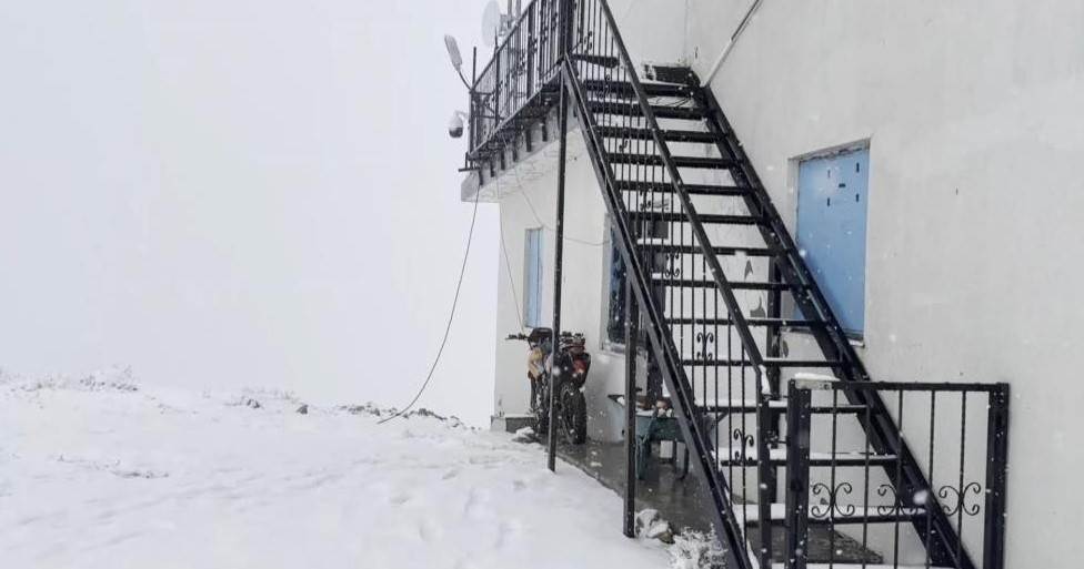 Kütahya'da mevsimin ilk karı görüldü