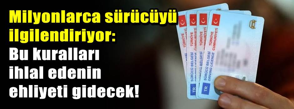 Milyonlarca sürücüyü ilgilendiriyor: Bu kural…