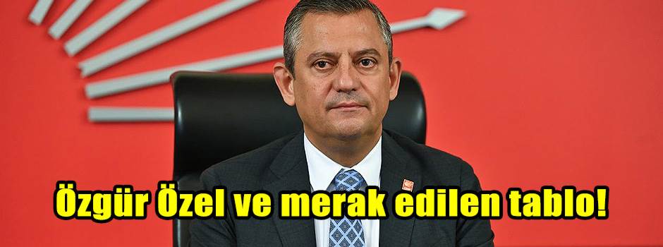 Özgür Özel ve merak edilen tablo!