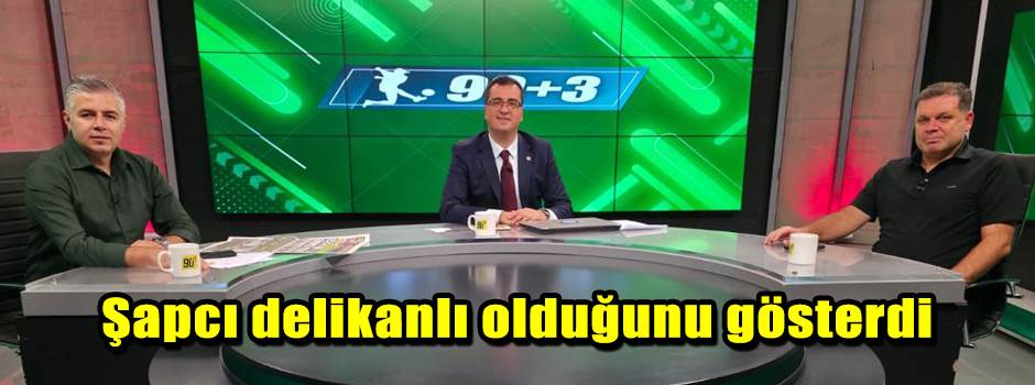 Şapcı delikanlı olduğunu gösterdi