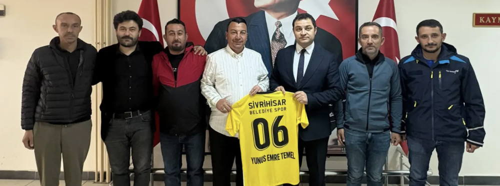 Sivrihisarspor’dan Kaymakam Temel’e ziyaret