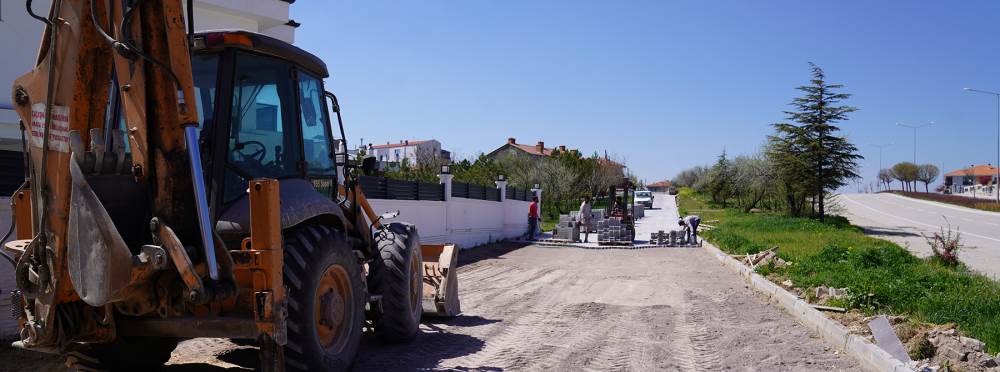 Tepebaşı’nda üstyapı çalışmaları hız kesmiyor