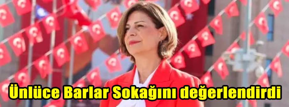 Ünlüce Barlar Sokağını değerlendirdi
