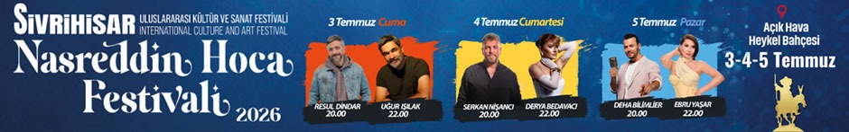 SİVRİHİSAR NASREDDİN HOCA FESTİVALİ 2026