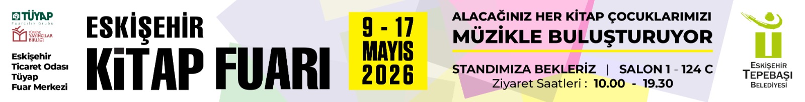 Eskişehir Kitap Fuarı 2026 Banner