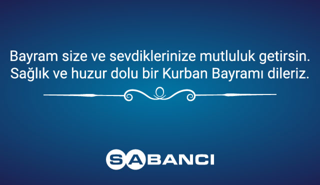 Sabancı Kurban Bayramı 2026 mobil